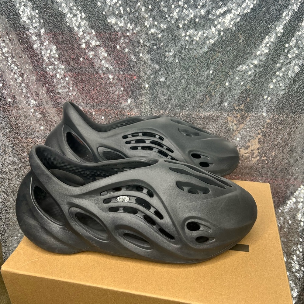 Black Foam Slip-On Shoes